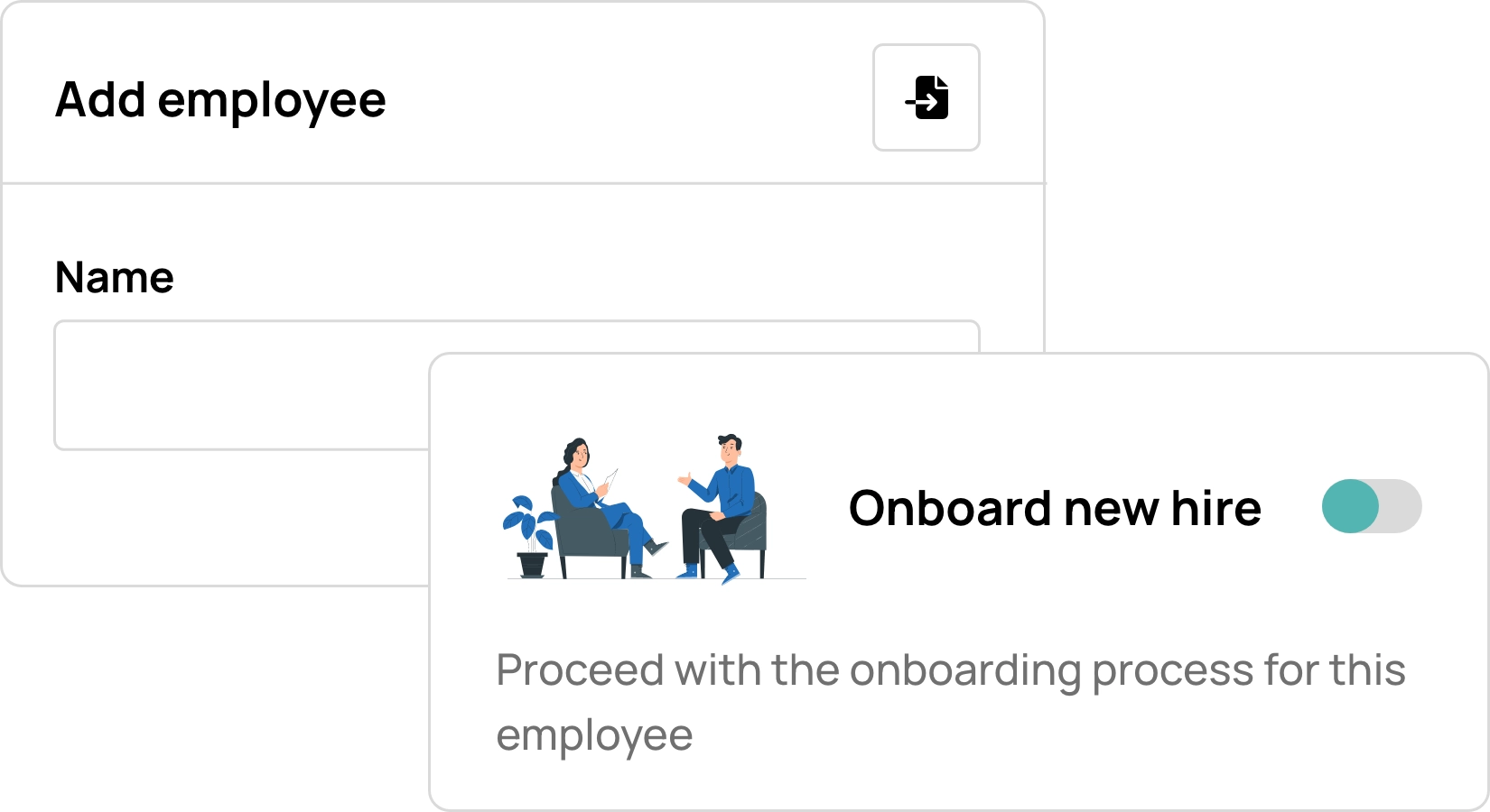 Hire and onboard with mobile flexibility